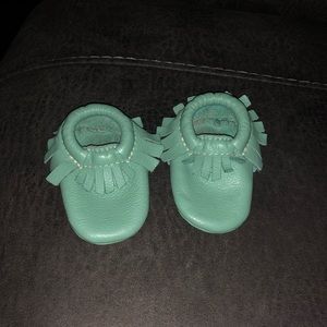 Size 0 Moccasins - Green
